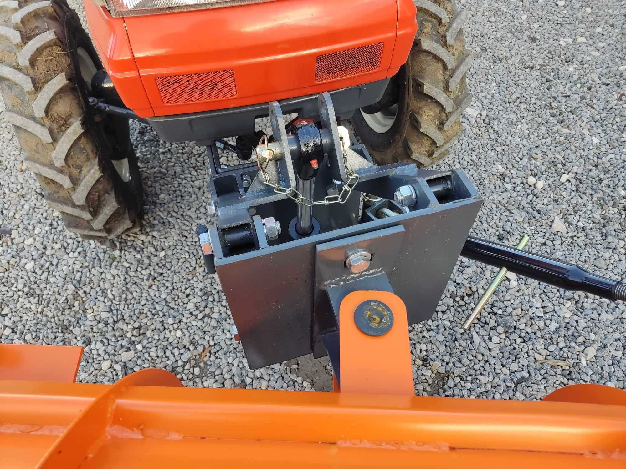Pług do śniegu do mini ciągnika traktorka solidne mocowanie