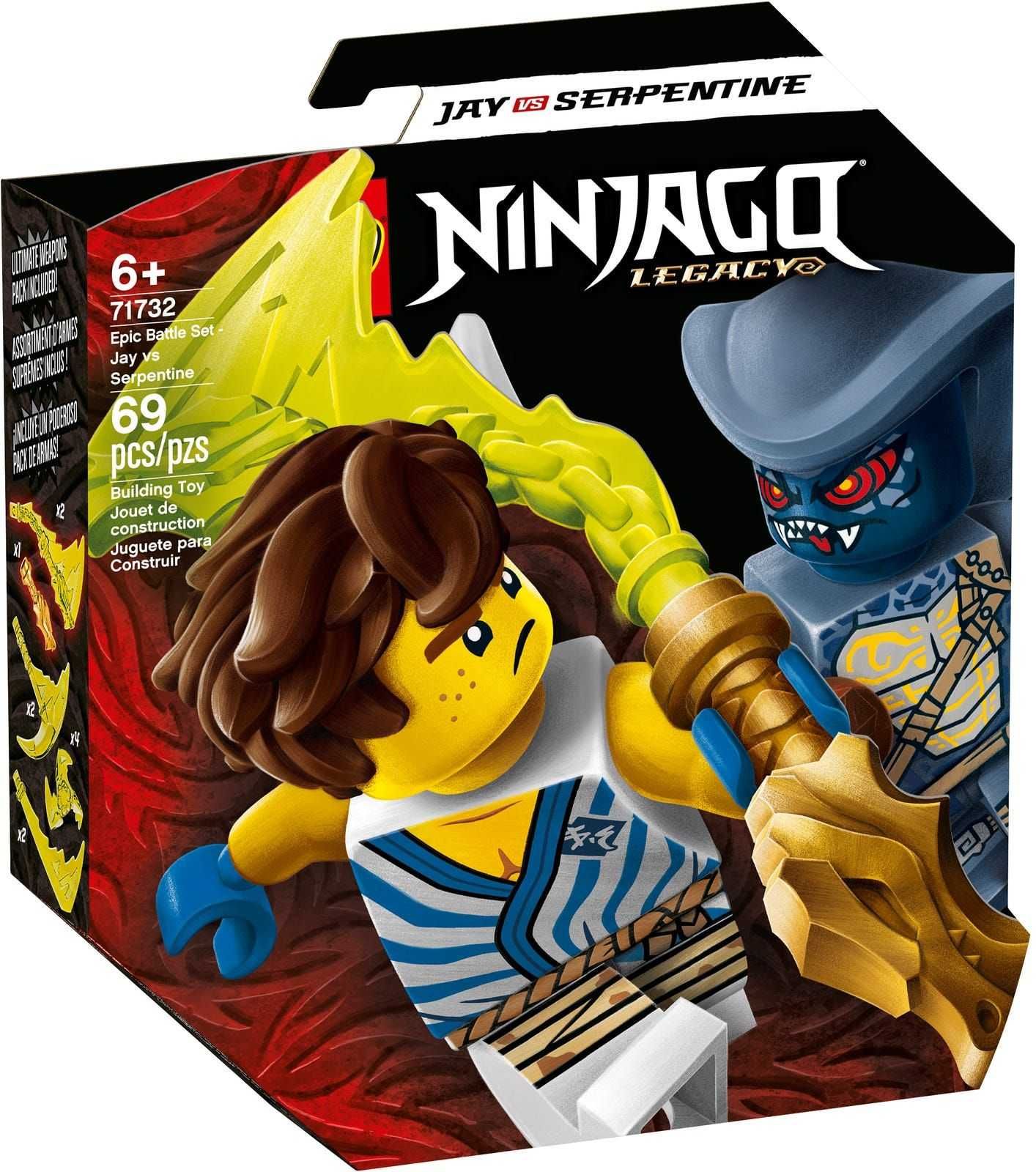 LEGO Ninjago 71732 - Epicki zestaw bojowy - Jay kontra Wężon