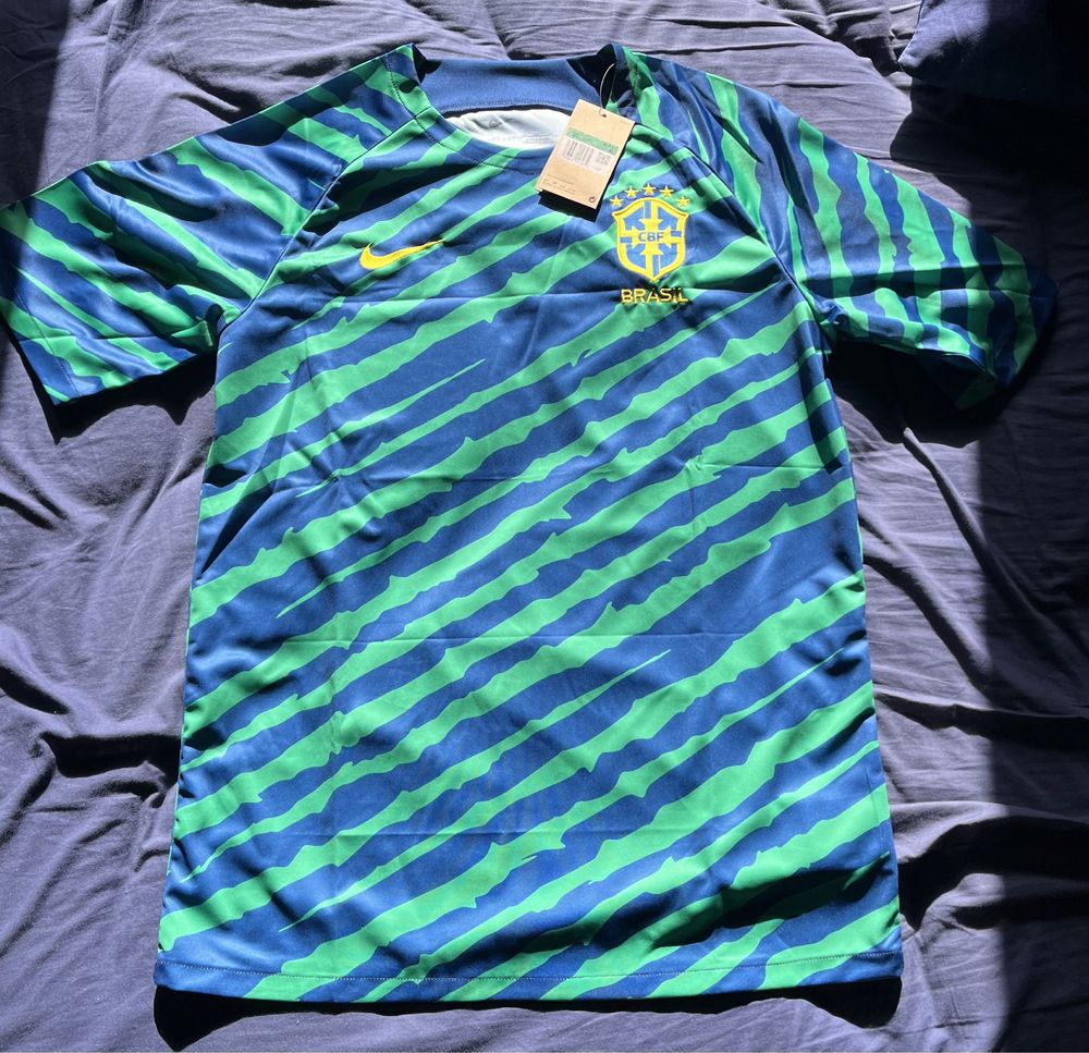 Camisa Brasil Copa do Mundo Qatar 2022 Pré-Jogo