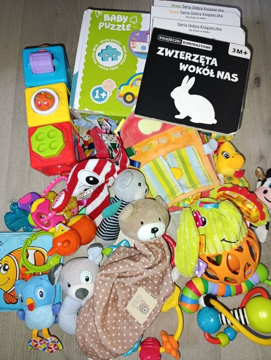 Duży zestaw zabawek dla niemowlaka
