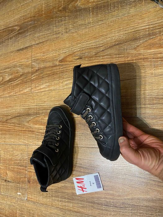 H&M кроссовки кросівки черевики  хайтопы на девочку р.33