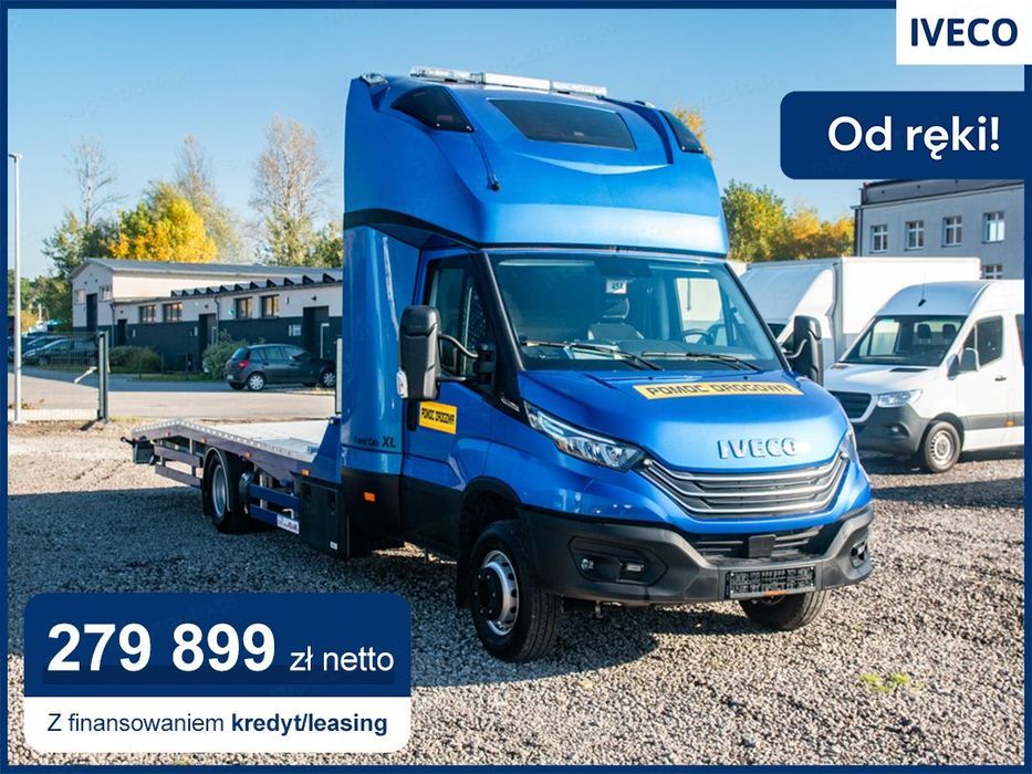 Iveco Daily 70C18HA8/P Hi-Matic Autolaweta Pomoc Drogowa 3.0 180KM  ZAPADNIE !! Aktywny Tempomat !! Klimatyzacja Automatyczna !! Nawigacja