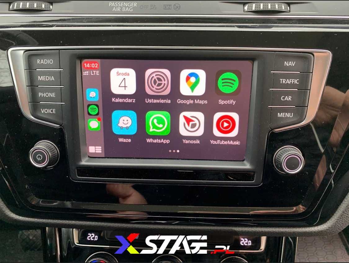 Bezprzewodowy Apple carplay Android auto Mazda VW Toyota Mercedes