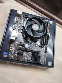 Комплект AMD Ryzen 3 1200, MSI A320, 12GB DDR4, AMD Wraith Stealth