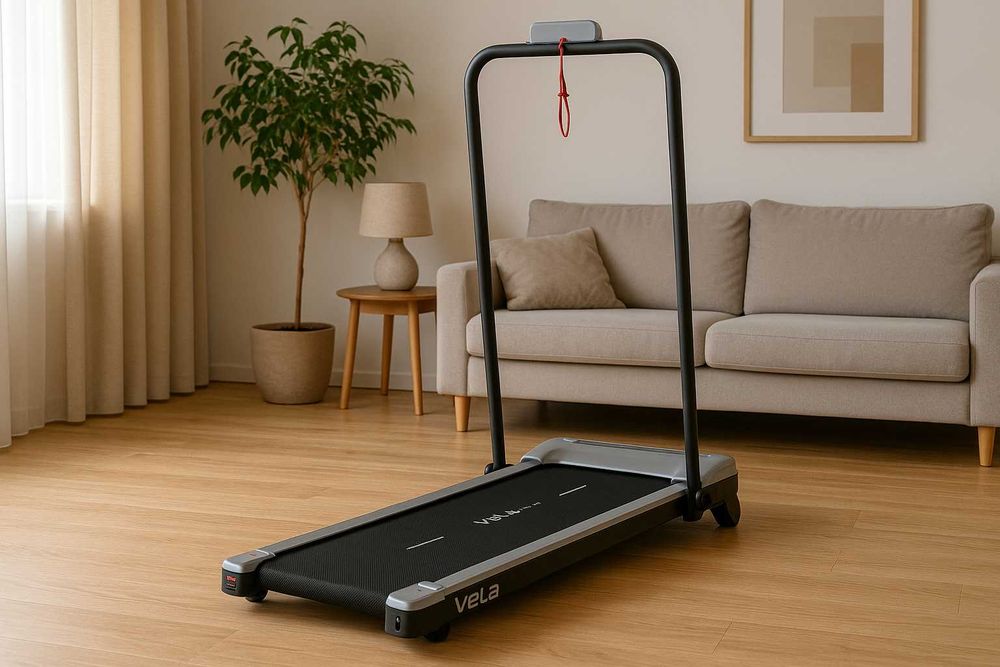 Nowa Bieżnia Domowa Elektryczna 1-10kmh Składana Regulacja i Aplikacja