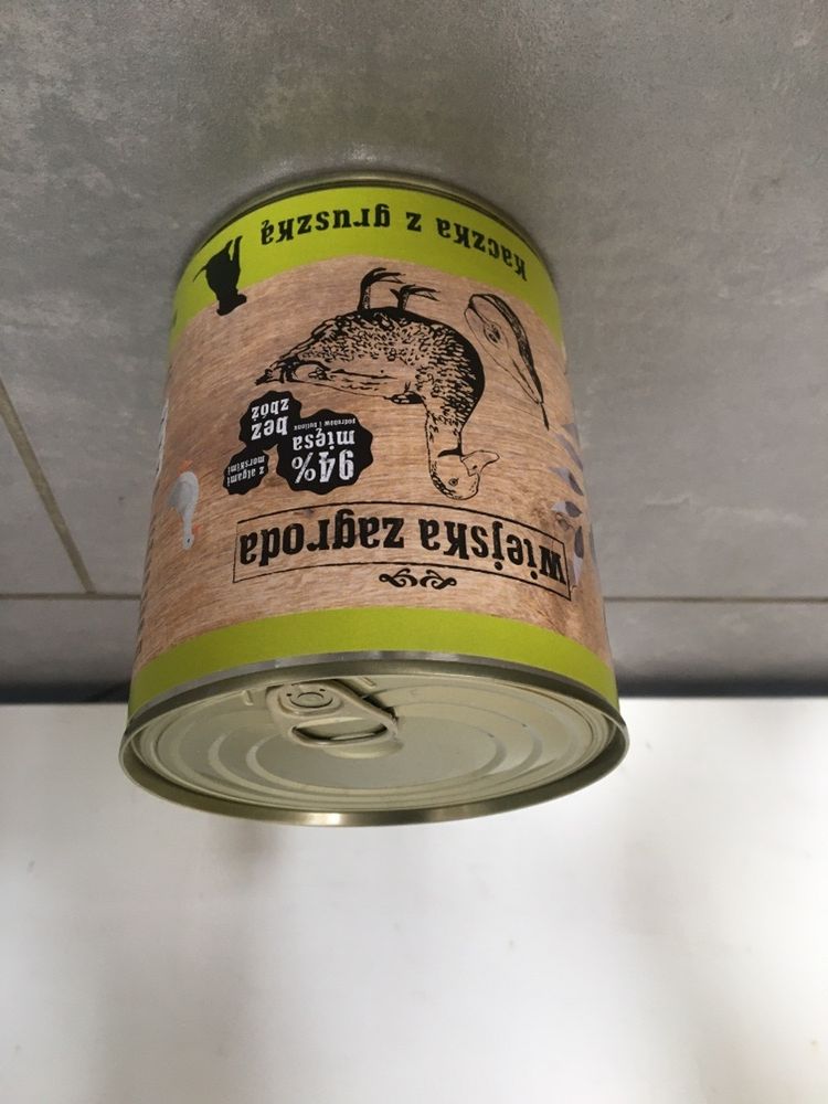 10X Wiejska Zagroda Kaczka z Gruszką 800g PUSZKA dla psów