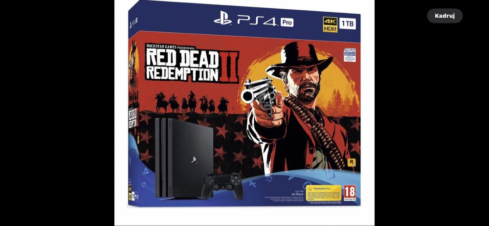 Konsola Sony  Playstation  4 PS4 PRO CUH-7216B 1TB + 2 PADY