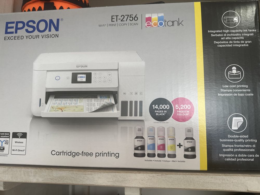Multifuncoes epson ET 2756 Ecotank wifi