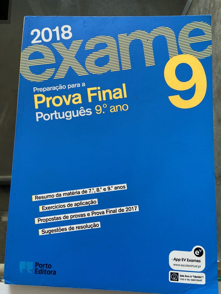 Livro de preparação para o exame nacional de português do 9ano