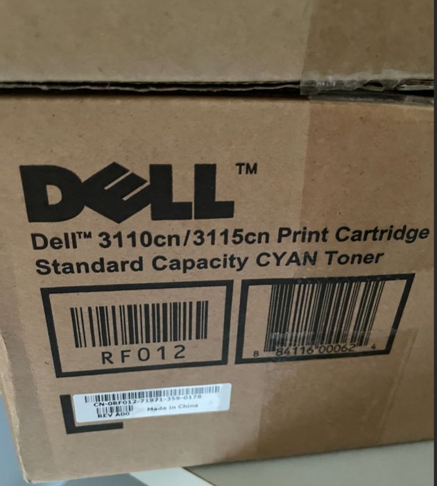 2 Toner impressora multifunções Dell 3110cn / 3115cn RF012 Cyan yellow NF556