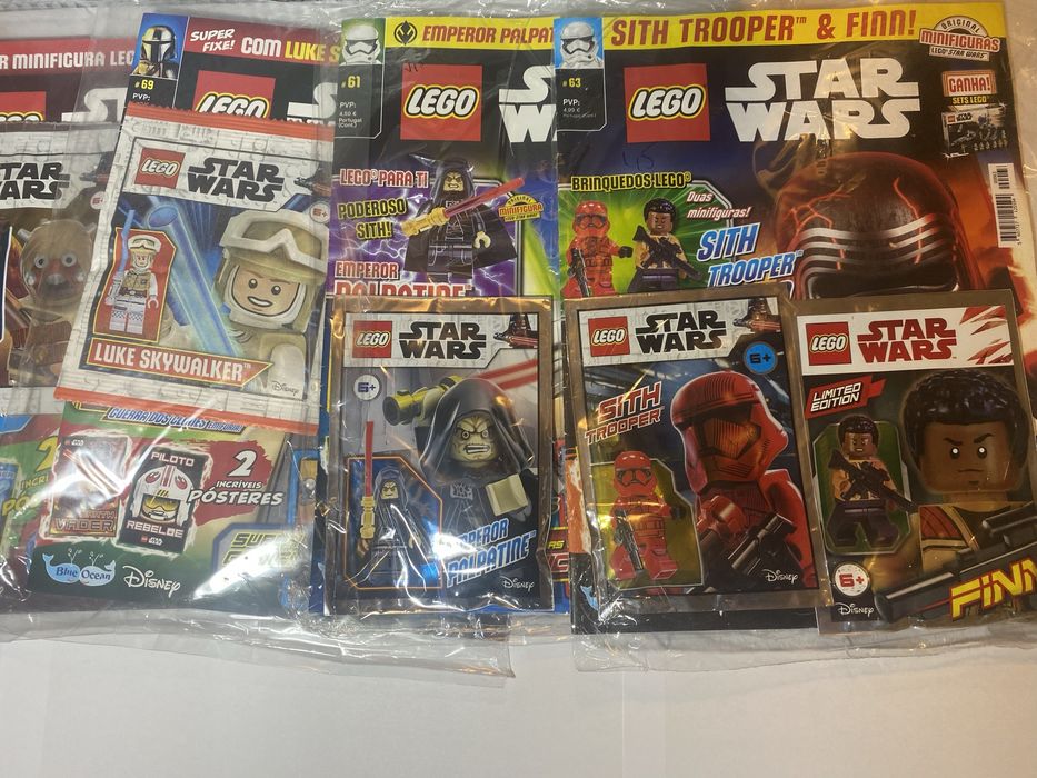 Revistas Lego Star Wars novas e seladas com otima apresentação