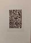 R. Lewandowski - Exlibris Helmut Arndt - 1982 - linoryt
