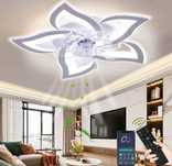 Lampa sufitowa LED z wentylatorem i pilotem, 69 cm, 50W, 3000K-6500K