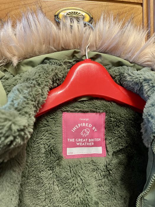 Зимова куртка/парка George на дівчинку 110-116 р. 5-6 років