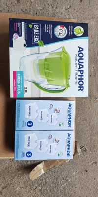 Aquaphor maxfor + oraz aquaphor fresh plus nowy zestaw dzbanek filtry