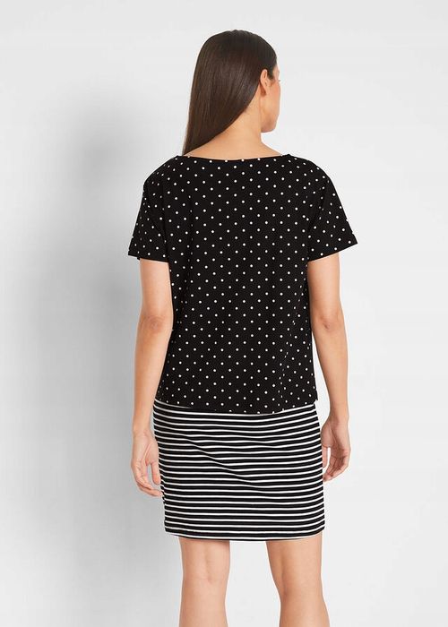 B.P.C bawełniana sukienka + t-shirt komplet ^40/42