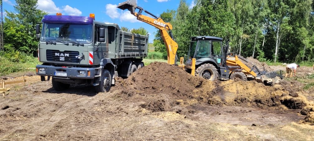 Rozbiórki usługi koparką wywrotki wywóz gruzu,gliny usługi wywrotką