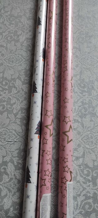 Бумага  упаковочная в рулонах (цена за 3 рулонов) и офисная