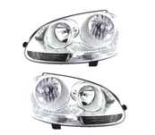 FARÓIS ÓPTICAS PARA VOLKSWAGEN VW GOLF V 03-08 JETTA III 05-10