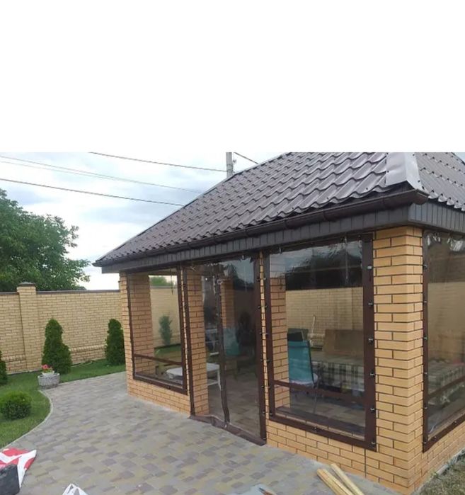 Штори Пвх.М'які вікна.Тенти.Гнучкі вікна.Мягкие окна.