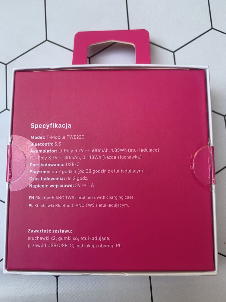 Słuchawki bluetooth TWE220