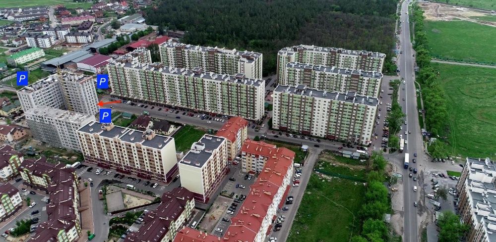 Оренда фасадного приміщення  109 м2 біля Розетки