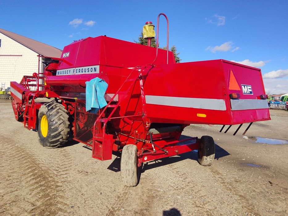 Kombajn Massey Ferguson 506 w oryginale heder 3m ,507/487