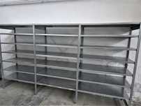 Regał Metalowy 62x220x400cm/21 Magazynowy Ocynk Garaż Piwnica Warsztat