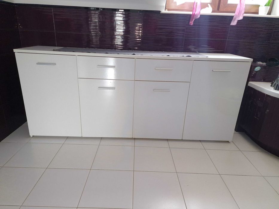 Komoda biały połysk