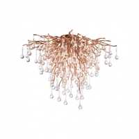 Ponadczasowy złoty elegancki kryształowy żyrandol lampa ICICLE 8091-11