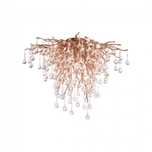 Ponadczasowy złoty elegancki kryształowy żyrandol lampa ICICLE 8091-11