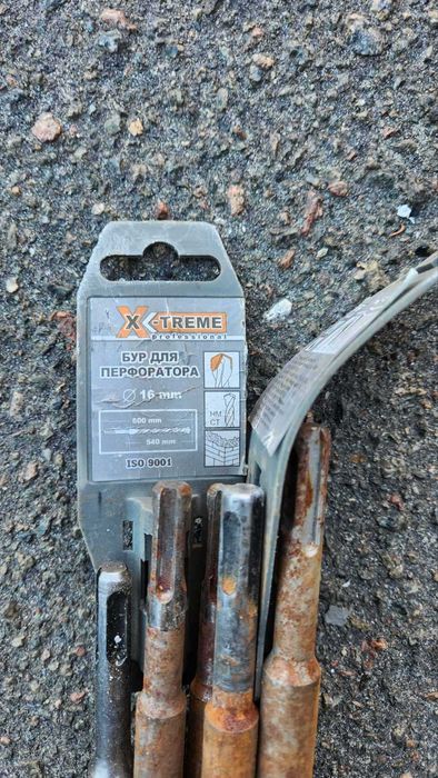 Бури по бетону SDS plus 10/600 та 16/600