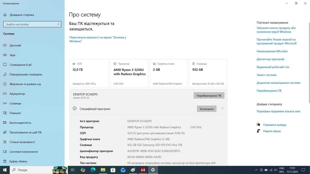 Acer Aspire 3 A315-23