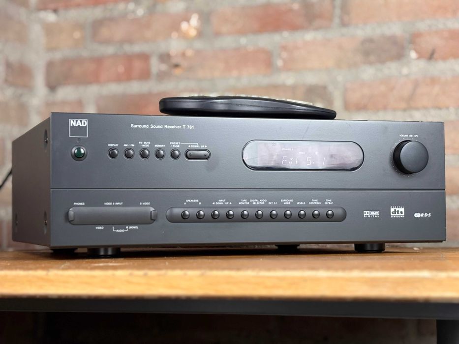 Amplituner NAD T761 5.1 dźwięk premium pilot zestaw mocny dźwięk HiFi