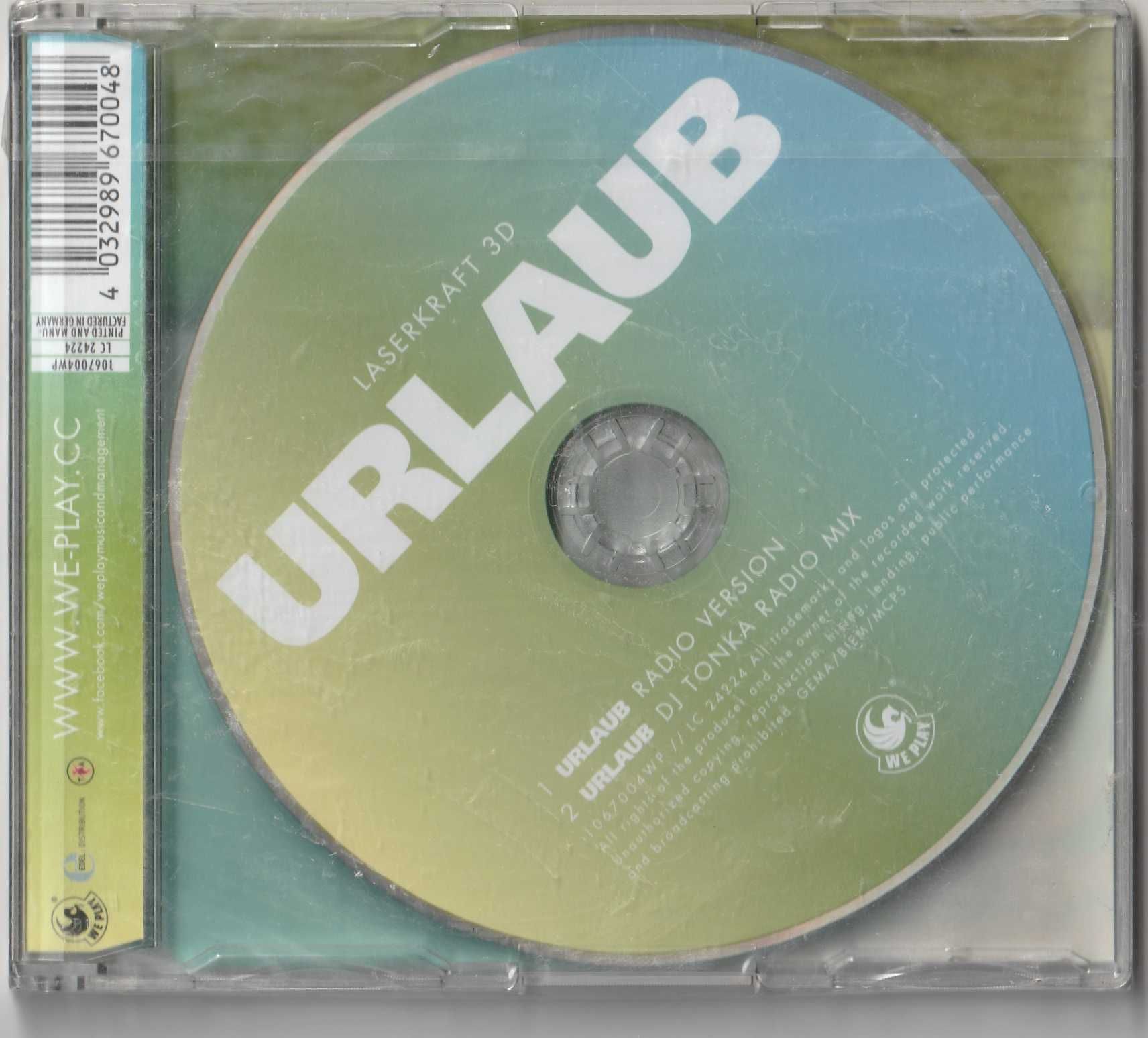 Laserkraft 3D Urlaub CD