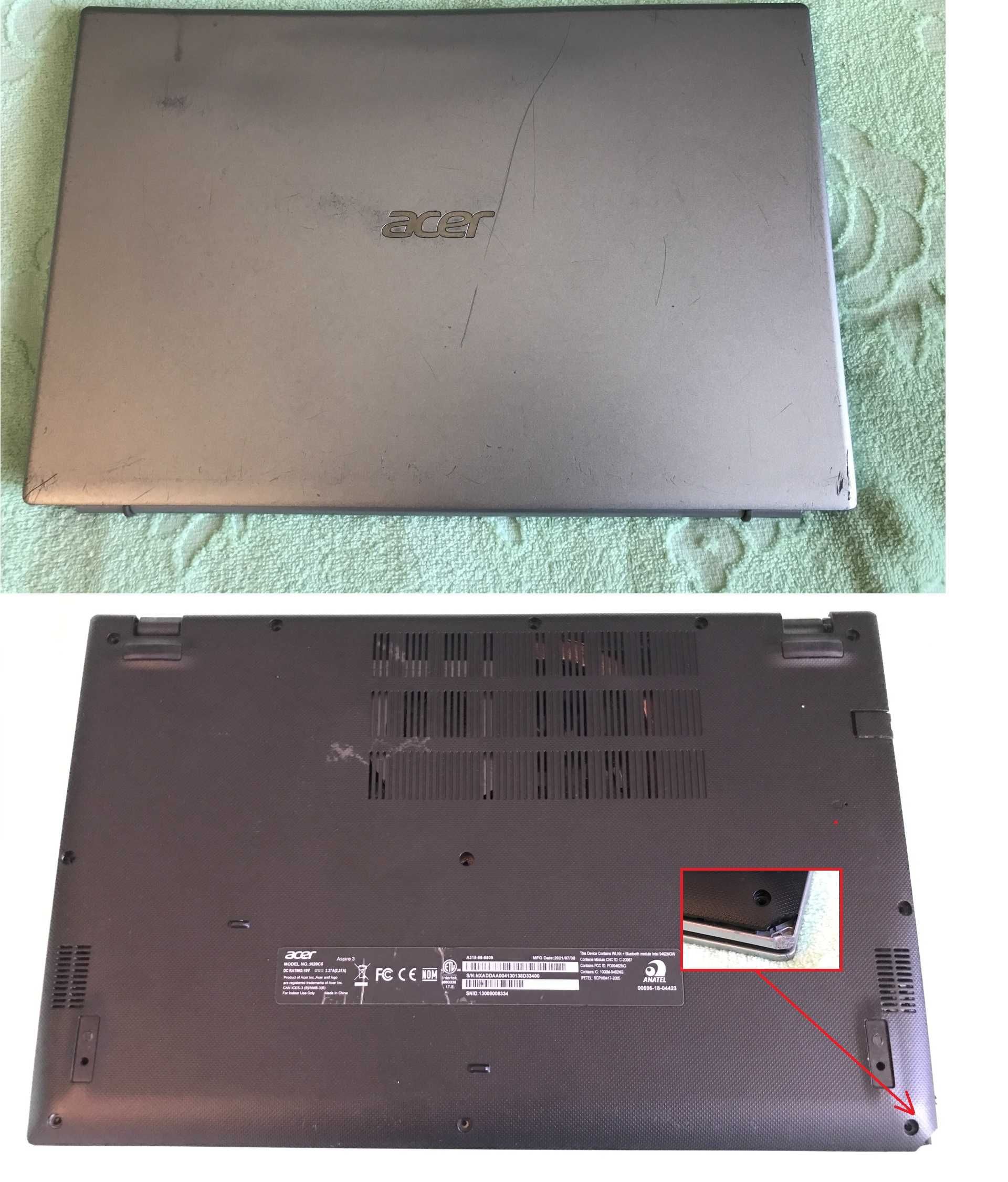 Acer Aspire 3 A315-58 разборка на запчасти