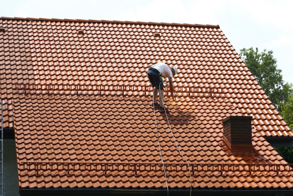 Malowanie Dachów, Dachówek betonowych, Mycie, Czyszczenie