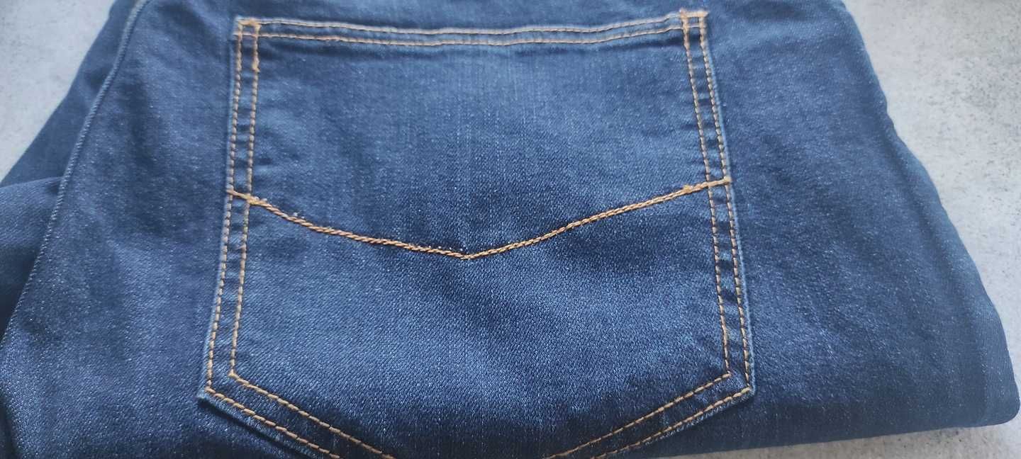 Duże spodnie jeansowe pas 126cm duże rozmiary OLD STAR