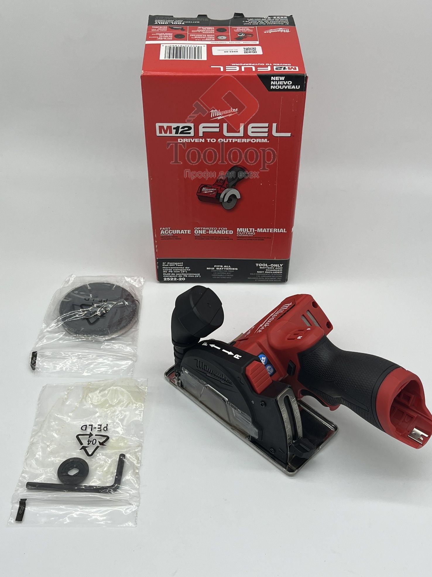 Бесщеточный угловой резак 76мм Milwaukee M12 FUEL(2522-20)\В наличии!