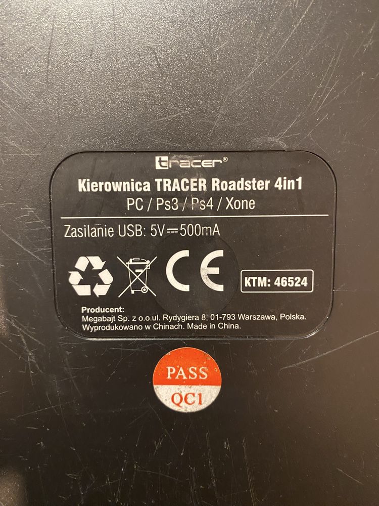 Kierownica Tracer Roadster 4w1