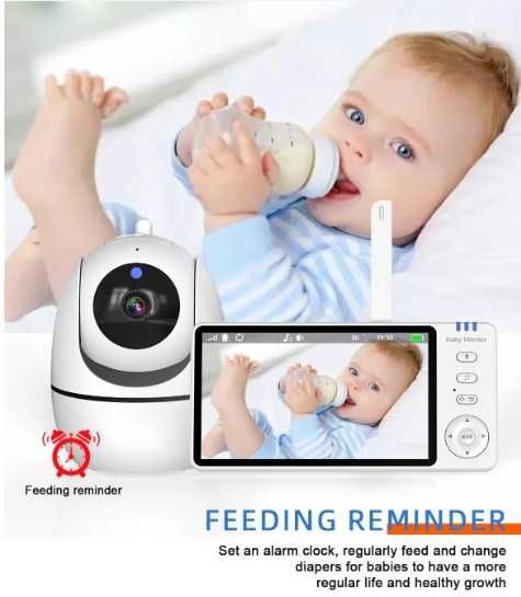 Câmara bébe - vigilância | Baby monitor sensor de temperatura e música