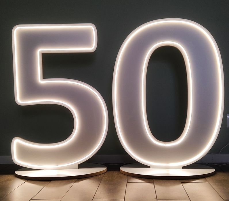 Cyfry LED  (90cm) - NOWOŚĆ Urodziny