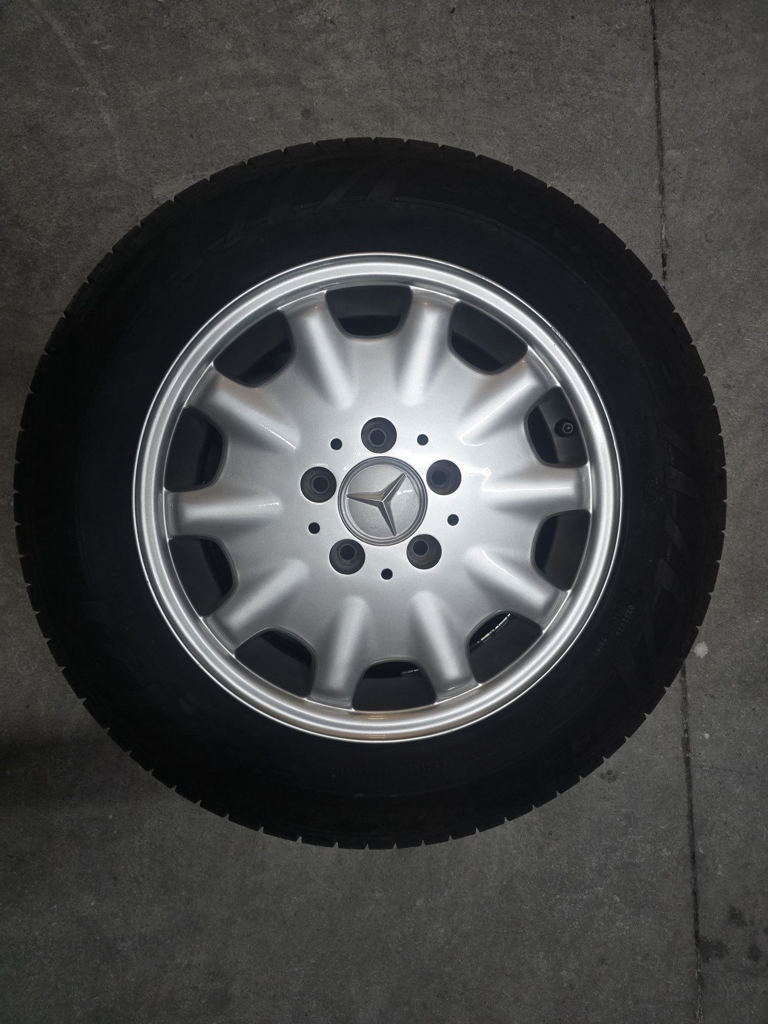 4- Jantes Mercedes 15 Originais C/Pneus 5x112