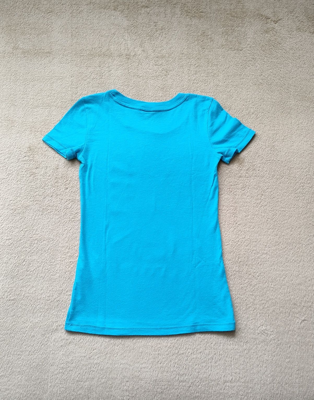 Hollister bawełniana koszulka damska t-shirt - rozmiar S - stan bdb-