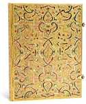 Caderno Gold Inlay, Pautado, NOVO