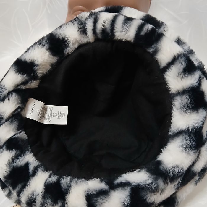 елегантна хутряна шапка капелюшок панама Primark на 55-56 см