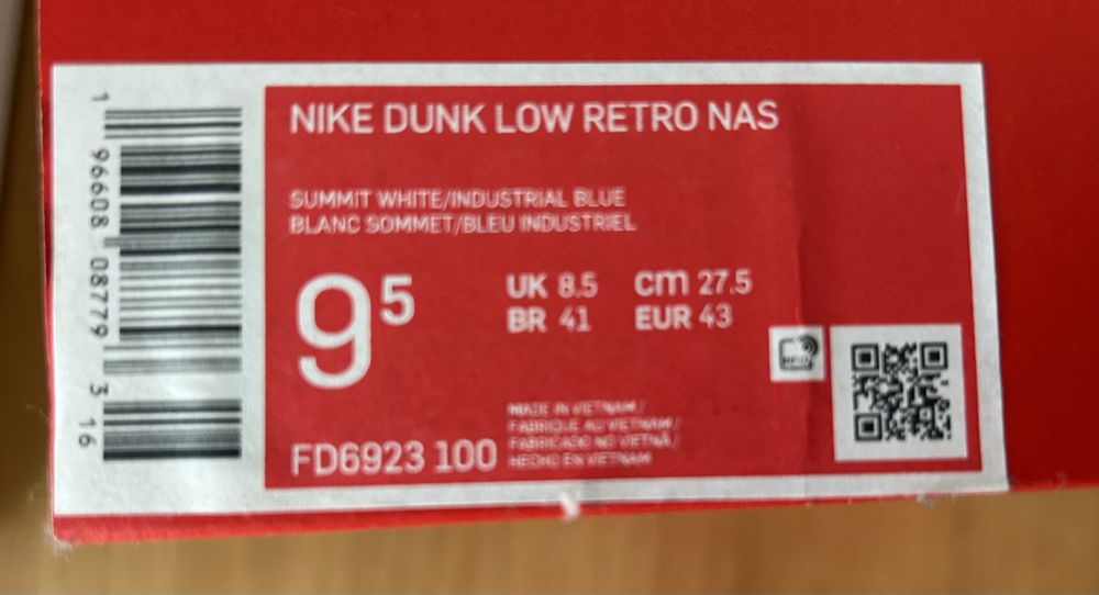 Ténis Nike Dunk Low Retro NAS