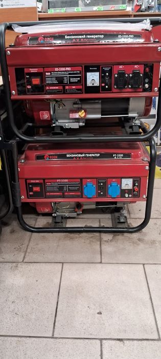 Генератори бензинові.газ/бензин.дизельні