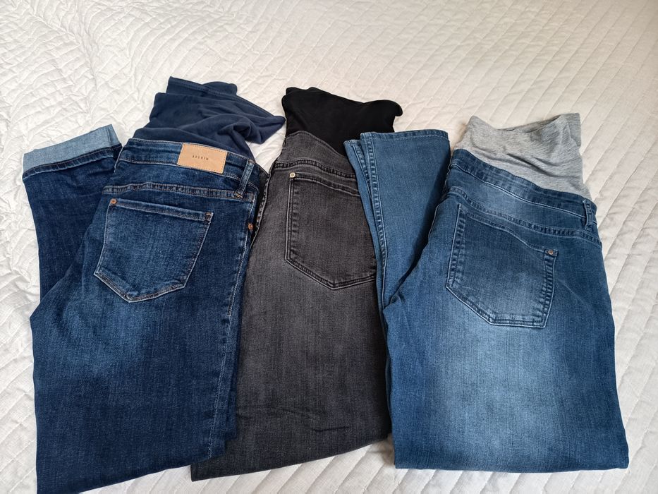 Spodnie ciążowe 3 pary