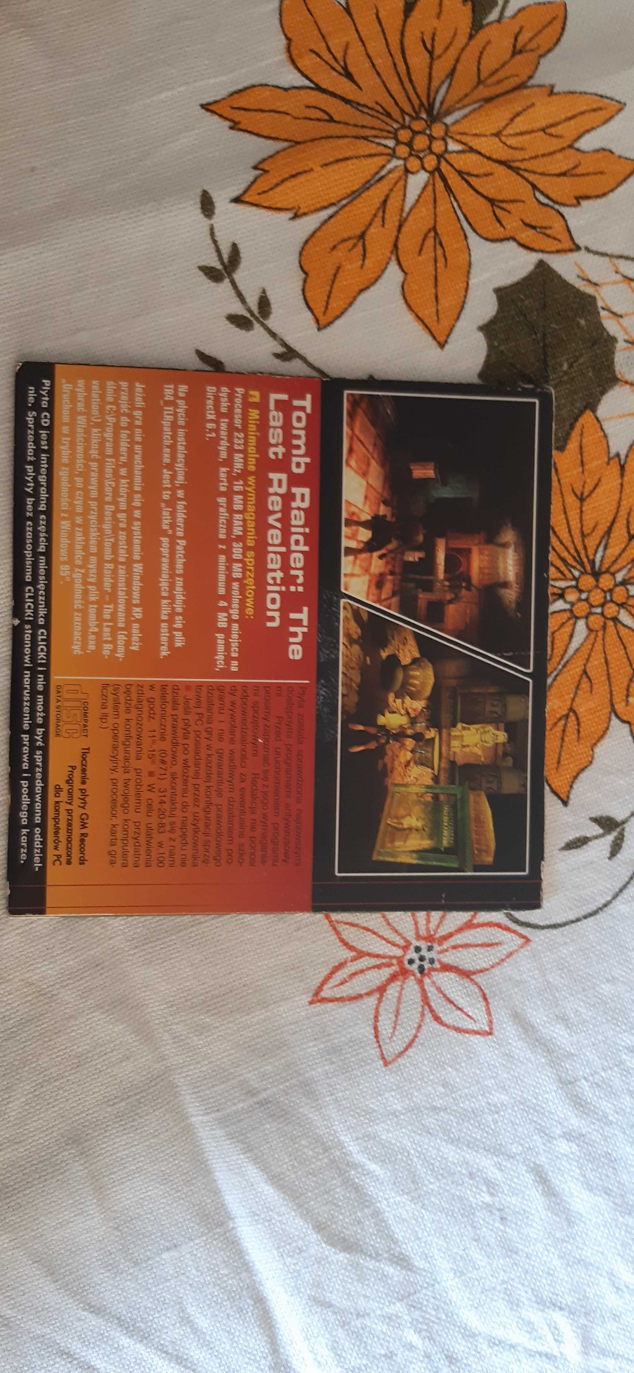 gra PC retro Tomb Rider the last relevation